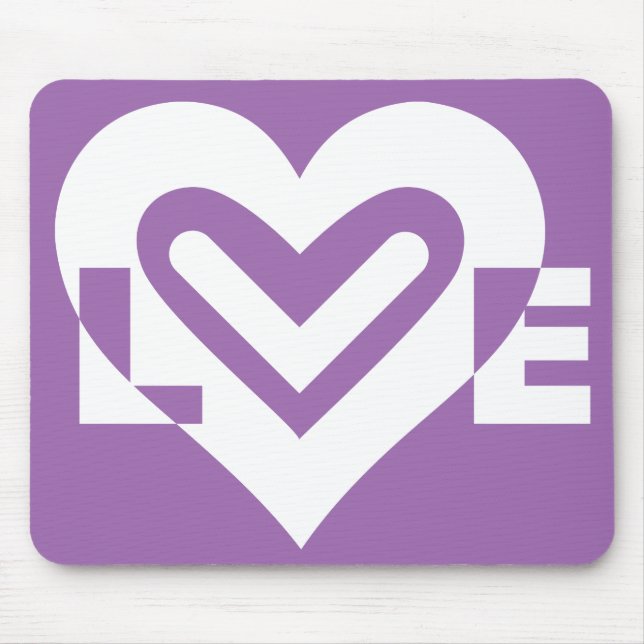 Kärlek White och Lila Musmatta (Framsidan)