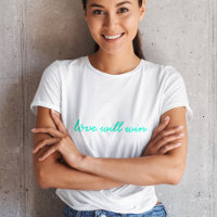 Kärlek Will Win | Modern Trendig Cute Turcos Neon