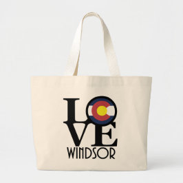 KÄRLEK Windsor Colorado Jumbo Tygkasse