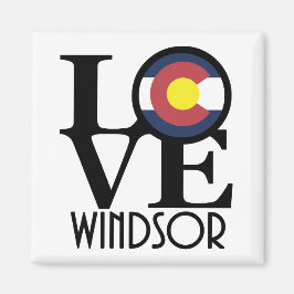 KÄRLEK Windsor Colorado Magnet