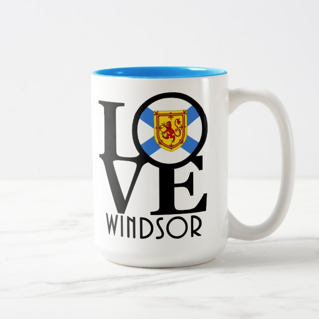 KÄRLEK Windsor NS 15oz Två-Tonad Mugg (Höger)