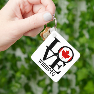 KÄRLEK Winnipeg Kanada Nyckelring