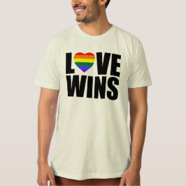 KÄRLEK WINS! #LOVEWINS CELEBRATE GIFTERMÅL JÄMSTÄL T-SHIRT