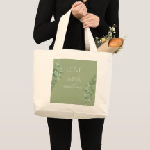 Kärlek Wins Personlig Tote Bag
