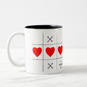 KÄRLEK WINS XOXO Två-Tonad MUGG