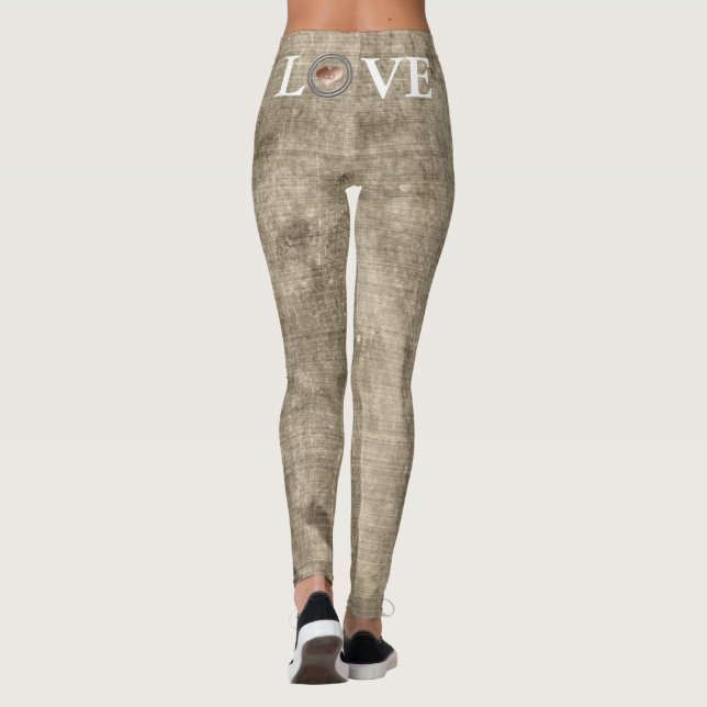 Kärlek-With this Ring av Shirley Taylor Leggings (Baksida)