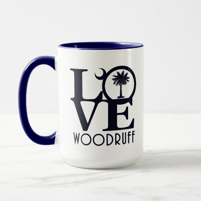 KÄRLEK Woodruff South Carolina15oz Mugg (Vänster)