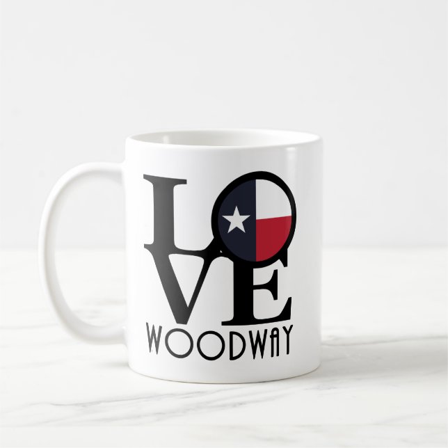KÄRLEK Woodway 11oz Kaffemugg (Vänster)