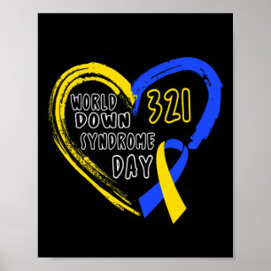 Kärlek World Down Syndrome Awareness Day Kärlek Poster