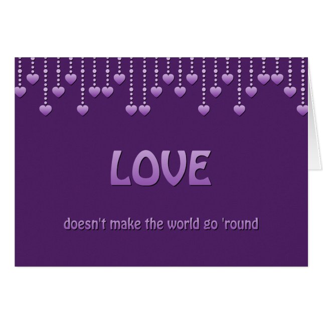 Kärlek WorthMedan Hälsningskort (Framsidan Horizontal)