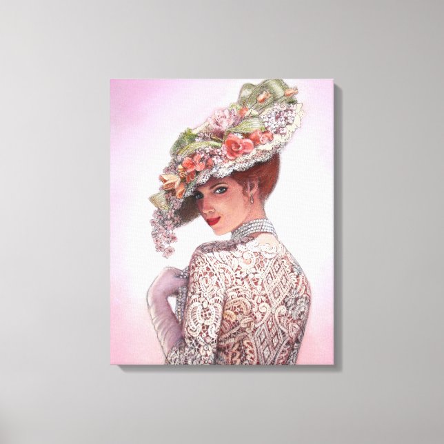 "Kärlek" Wrapped Canvas Skriv ut (Framsida)
