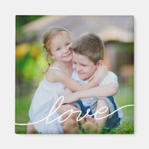 KÄRLEK Write Personlig Photo Magnet