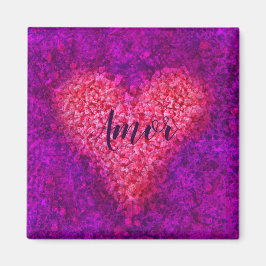 Kärlek y corazon iman magnet