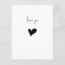 Kärlek Ya Cute Heart - minimalistisk