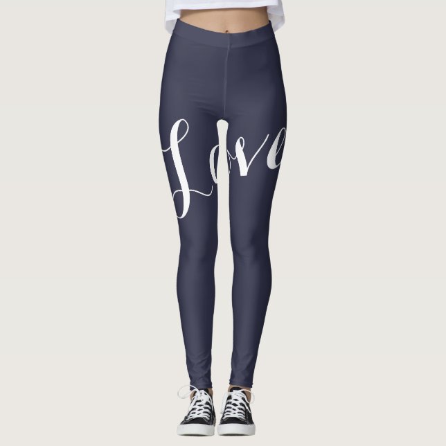 Kärlek Yoga Leggings (Framsida)