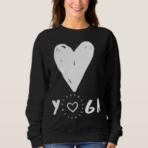 Kärlek Yoga Passande Scoop T Shirt