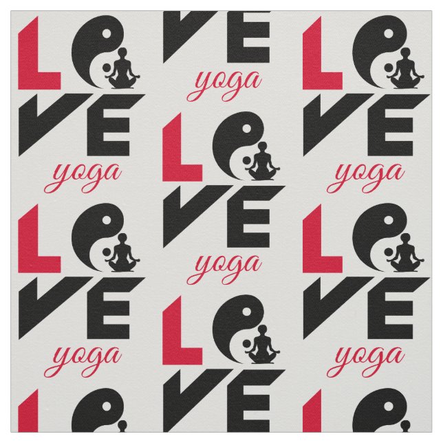 Kärlek yoga tyg (Provkarta)