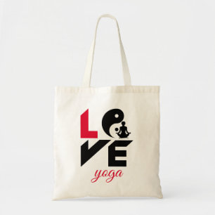 Kärlek yoga tygkasse