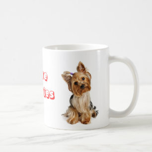 Kärlek Yorkie Yorkshire Terrier Puppy Hund Coffee Kaffemugg