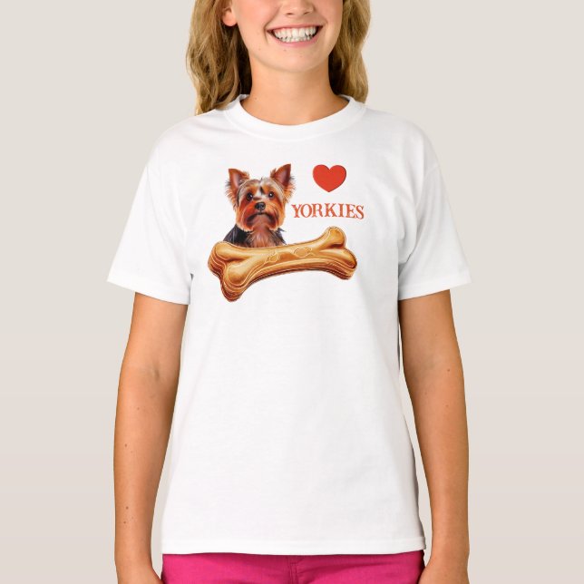 KÄRLEK YORKIES T SHIRT (Framsida)