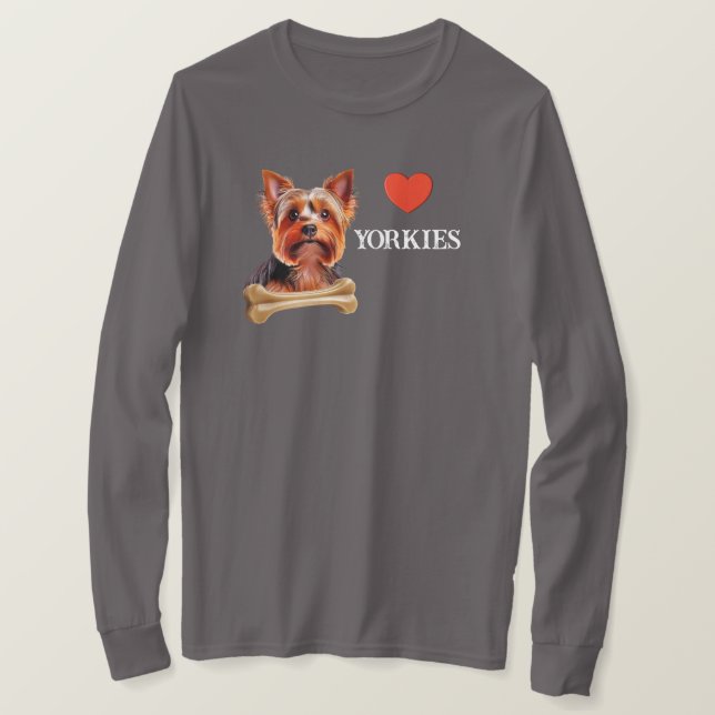 KÄRLEK YORKIES T SHIRT (Design framsida)