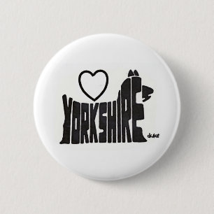 KÄRLEK YORKSHIRE KNÄPPAS KNAPP