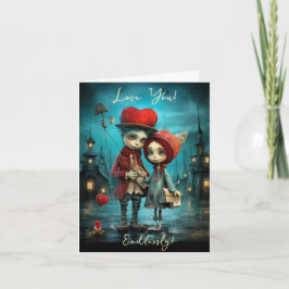 Kärlek You Card Tack Kort