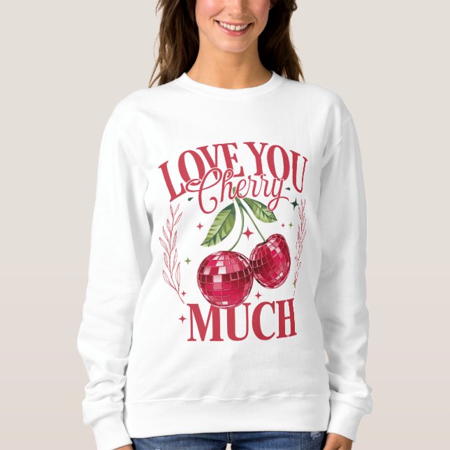 Kärlek You Cherry Mch T Shirt (Framsida)