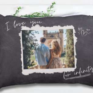 Kärlek You for Infinity Script par Photo Prydnadskudde