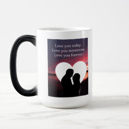 Kärlek You Forever Magisk Mugg