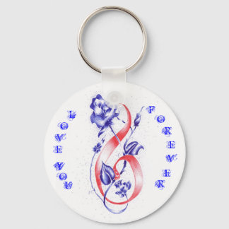 Kärlek you Forever Nyckelring