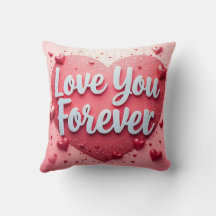 Kärlek You Forever Pillow - Alla hjärtans dag-gåva