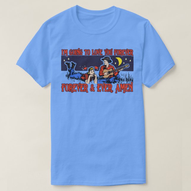 Kärlek you Forever T Shirt (Design framsida)