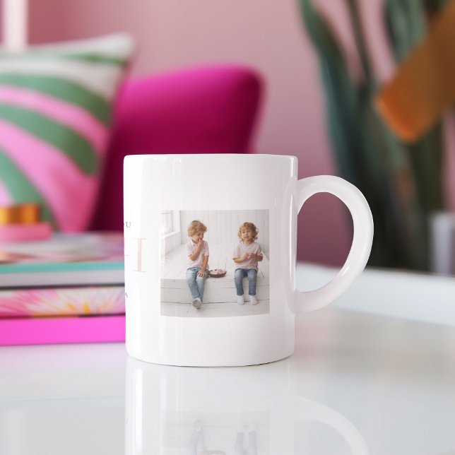 Kärlek You Gigi | Två fotokollage Kaffemugg (Skapare uppladdad)