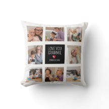 Kärlek You Grammy | Grandma Hearts 8 Photo Collage