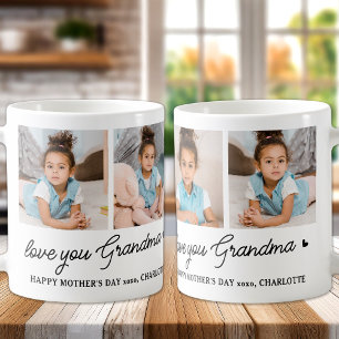 Kärlek You Grandma Anpassningsbar Modern Simple 4  Kaffemugg