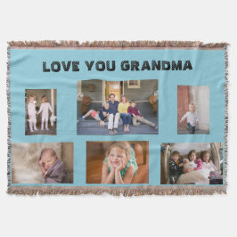 Kärlek You Grandma Filt