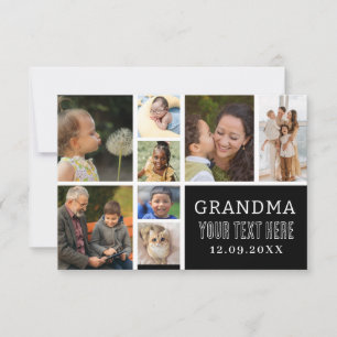 Kärlek You Grandma Fotokollage och text OSA Kort