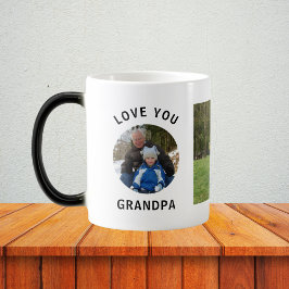Kärlek You Grandpa Personlig Anpassningsbar Family Magisk Mugg