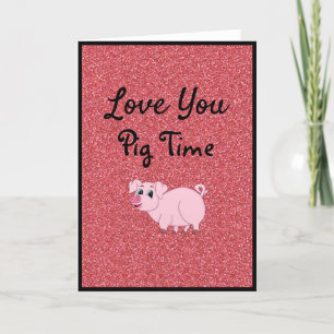 Kärlek You Gris Time Valentine's Day Card Helgkort