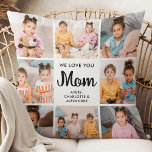 Kärlek You MAMMA Anpassningsbar Mors dag 8 Fotokol Kudde<br><div class="desc">Fira det speciella bandet mellan ett mor och hennes barn med vår exquisite Mors dag Photo Collage Pillow. Den här fotokudden är designad för att vara perfektens kombination av sentimentalitet och stil, skapar den vara en idealisk gåva till Mors dag. Med Personlig Design: Våra kuddar har ett vackert kollage på...</div>