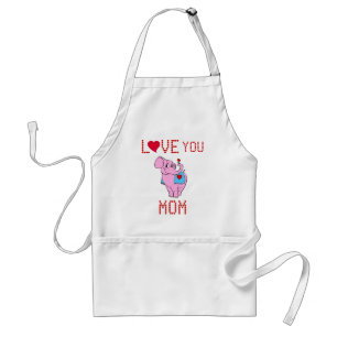 Kärlek You Mamma Apron Förkläde