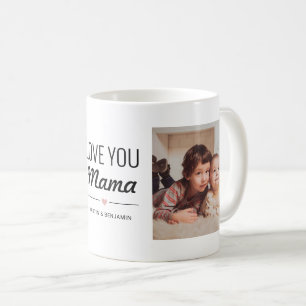 Kärlek You Mamma Birthday Anpassningsbar Photo Kaffemugg
