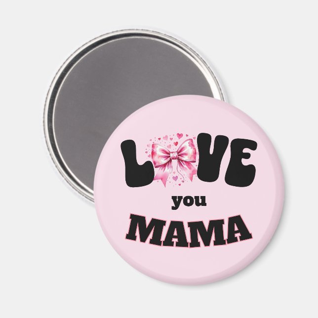 Kärlek You Mamma Coquette Magnet (Front/Back)