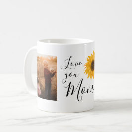 Kärlek You Mamma Family Photos Solros Kaffemugg