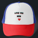 Kärlek You Mamma - handskrivna typografi Keps<br><div class="desc">Fira det speciella bandet mellan mor och barn med denna söta, minimalistiska design med den handskrivna frasen "Kärlek You Mamma" och ett rött hjärta. Perfekt för Mors dag, födelsedagar eller bara för att säga "Jag kärlek er, " är den här teckningen en tankfull gåva på mugg, t-shirts, kort med mera....</div>