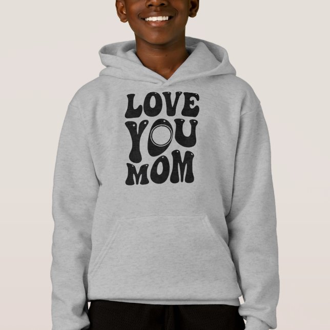 Kärlek You Mamma Mors dag Design-51727 T Shirt (Framsida)