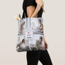 Kärlek You Mamma - Personlig Tote Bag för Mor Tygkasse