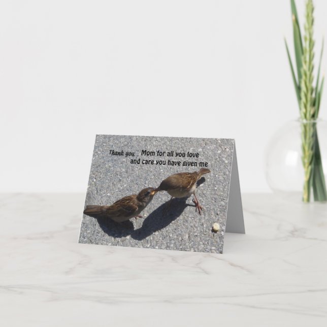 Kärlek You Mamma_ Tack Kort (Framsida)