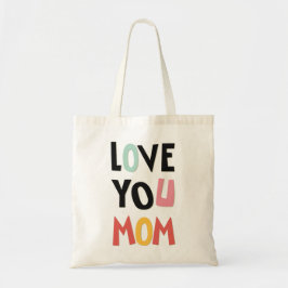 Kärlek You Mamma Tote Bag Tygkasse